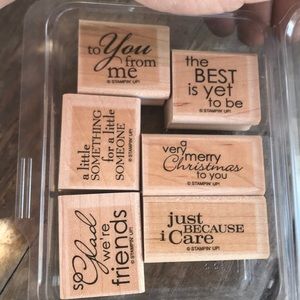 Stampin Up! Best Yet set of 6 stamps